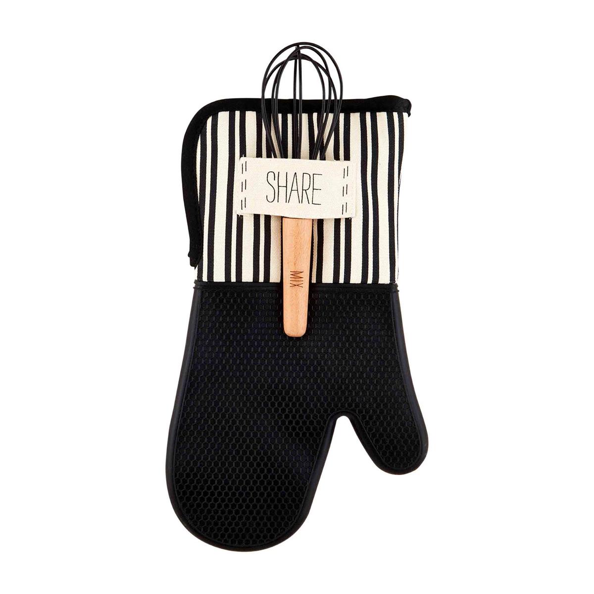Silcone Oven Mitt Set
