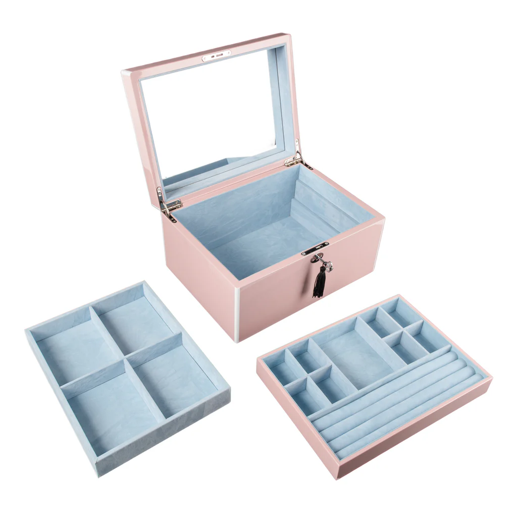 LAUREL JEWELRY BOX PINK