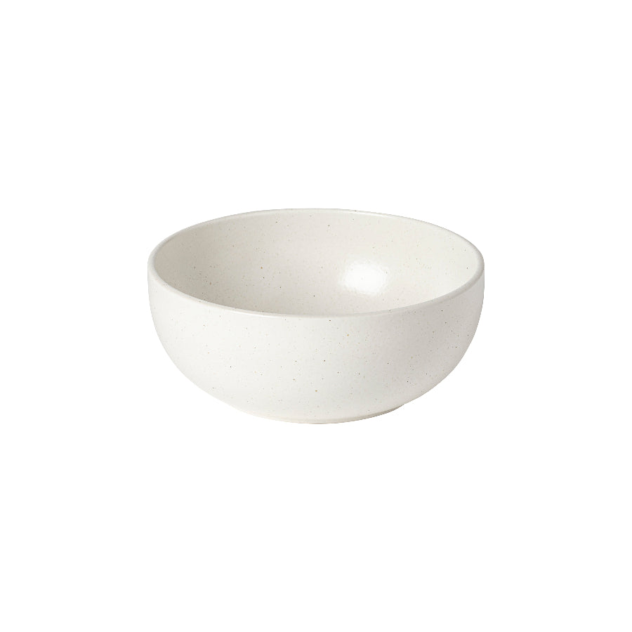 A white ceramic serving bowl with a 10-inch diameter.