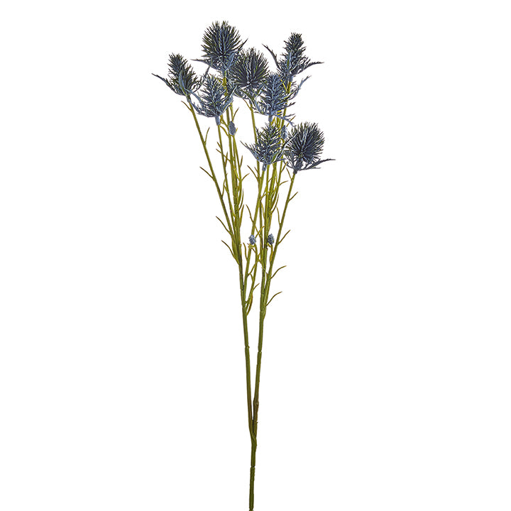 28'' Blue Thistle Spray