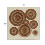Brown Canvas Wall Deco
