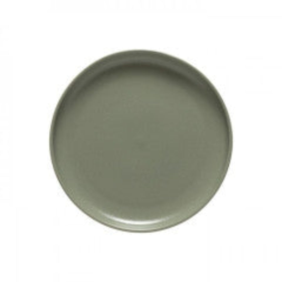 green dinner plate