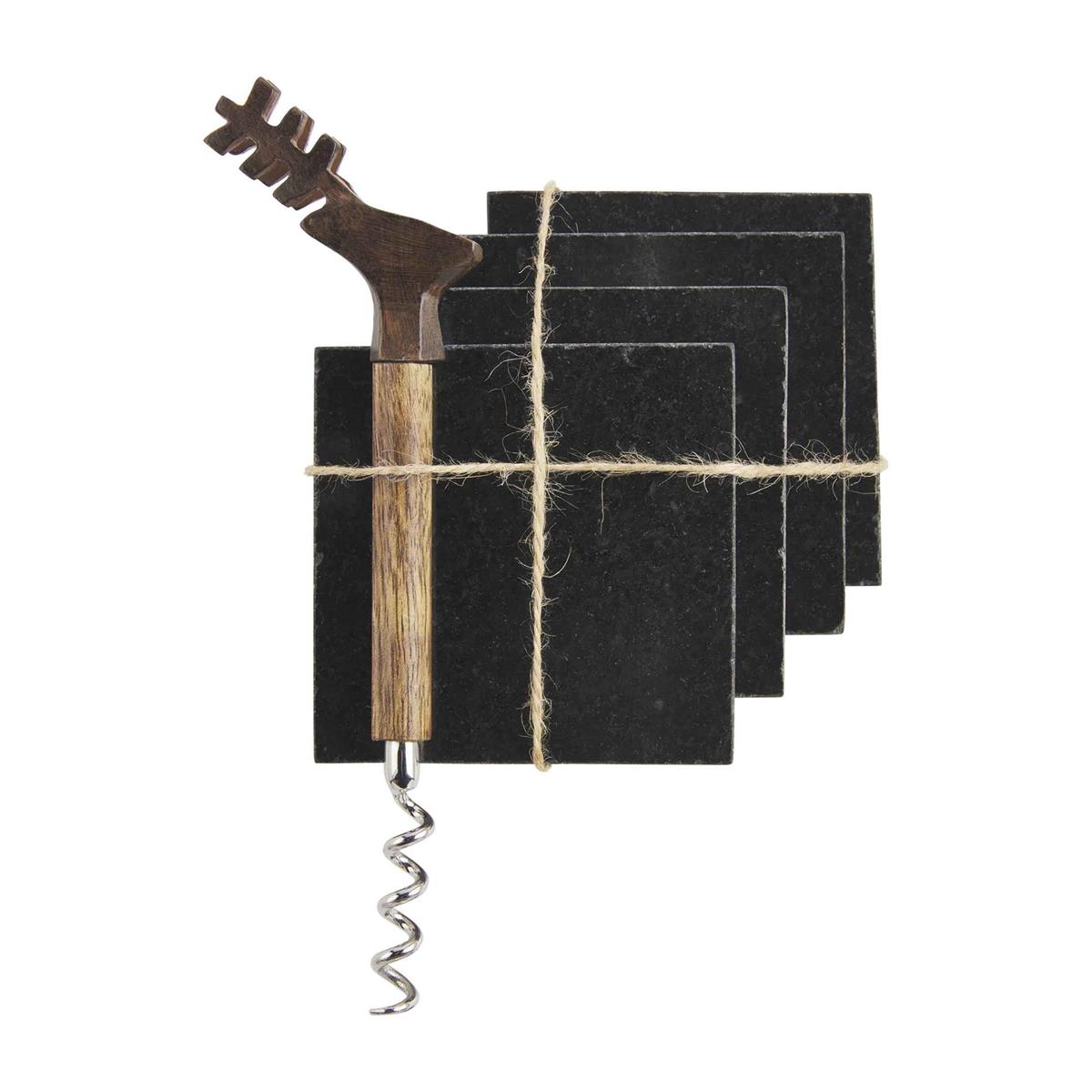 Deer Coaster Opener Set