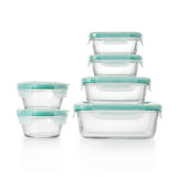 OXO 12 PC SMART SEAL GLASS CONTAINER SET