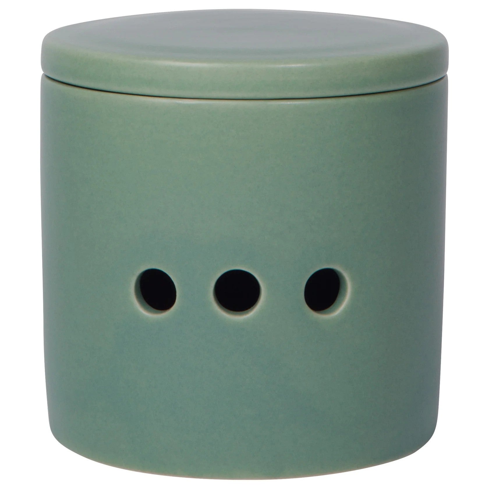 green garlic keeper with lid