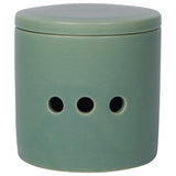 green garlic keeper with lid