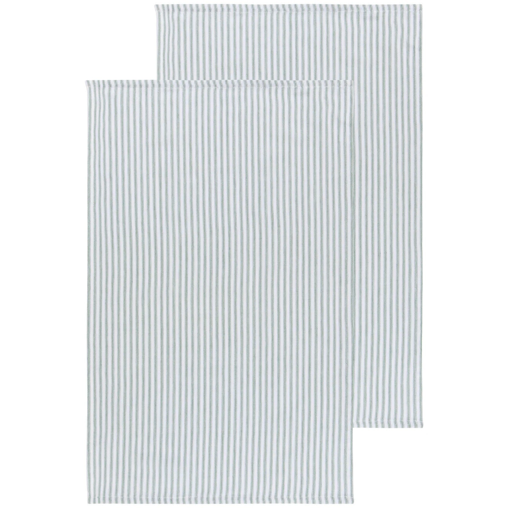striped dishtowel