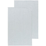 striped dishtowel